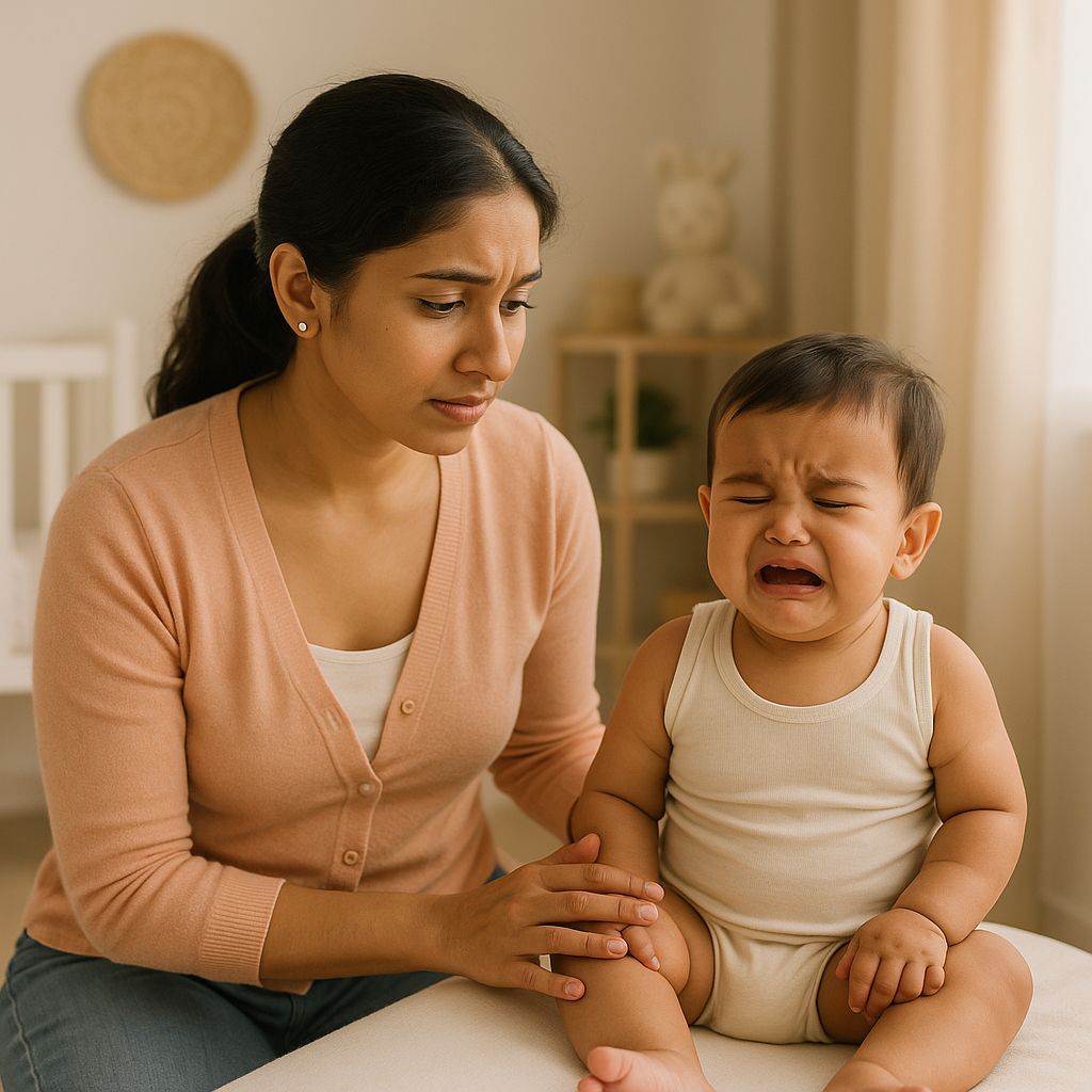 Baby Ko Potty Karne Mein Pain Ho Raha Hai? Home Solutions for Constipation and Discomfort