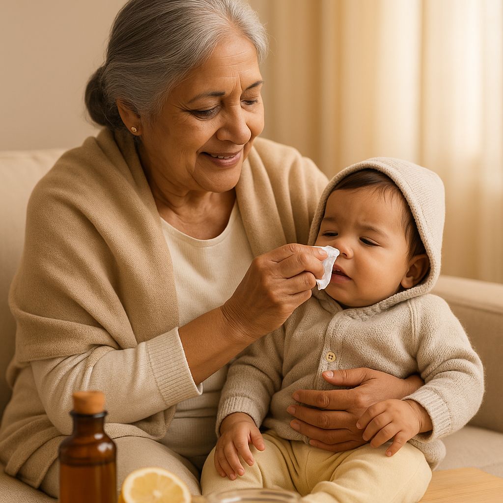 Baby Cold Ke Liye Dadi Maa Ke Nuskhe (Safe Version): Natural Remedies for Your Little One’s Common Cold