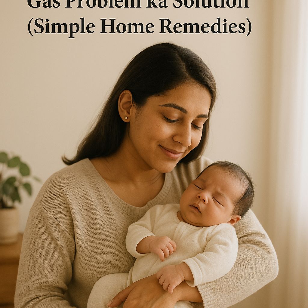 Newborn Baby Gas Problem ka Solution (Simple Home Remedies)