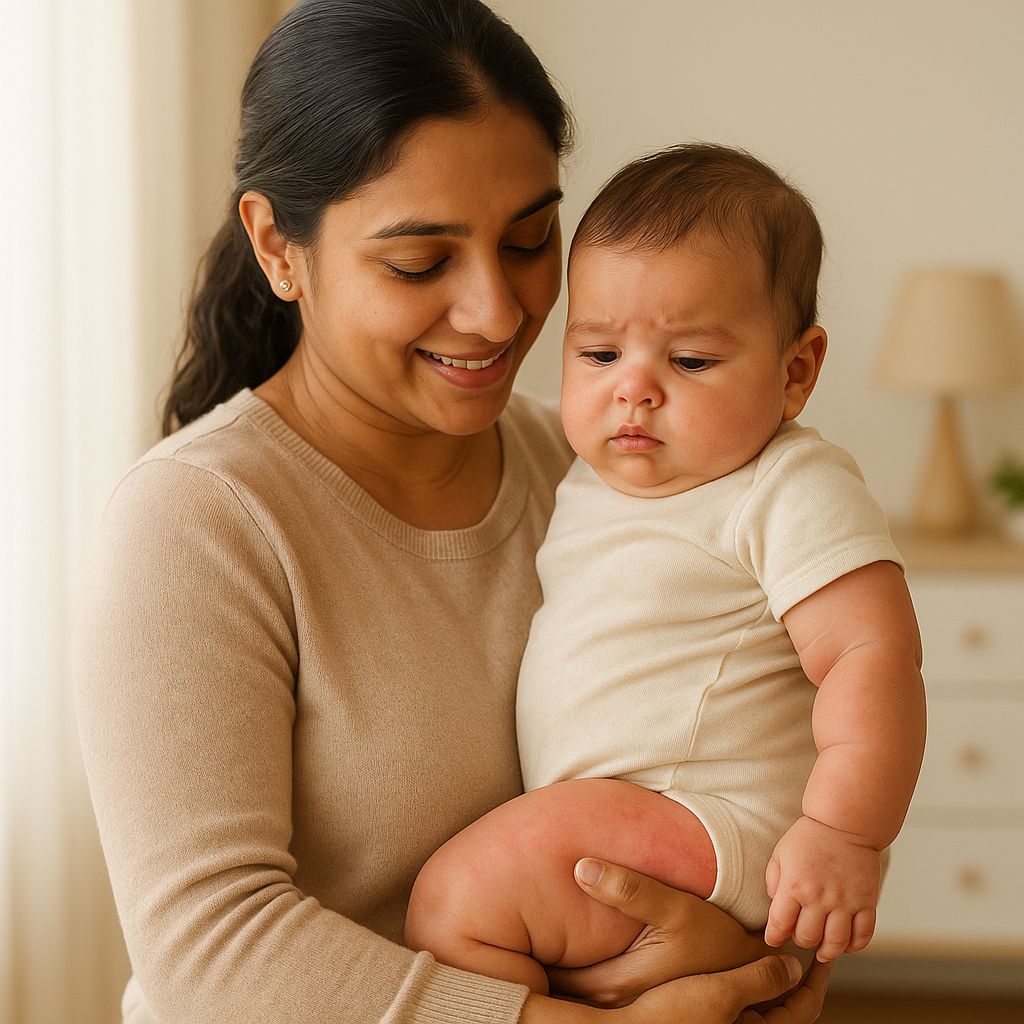 Baby ke Skin Folds Mein Redness: Kya Karen Jab Skin Par Laal Pan Nazar Aaye?