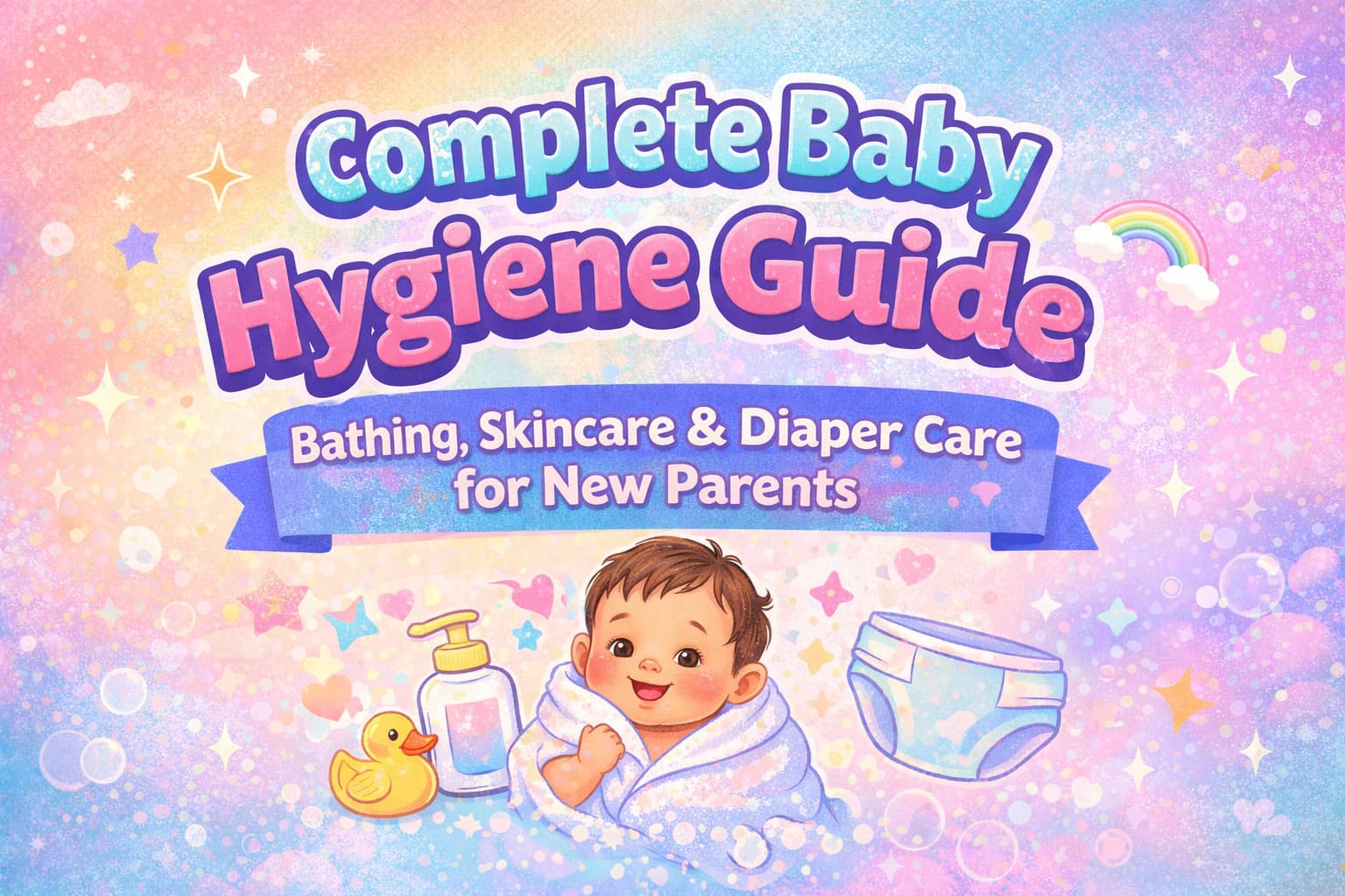 Complete Baby Hygiene Guide: Bathing, Skincare & Diaper Care for New Parents