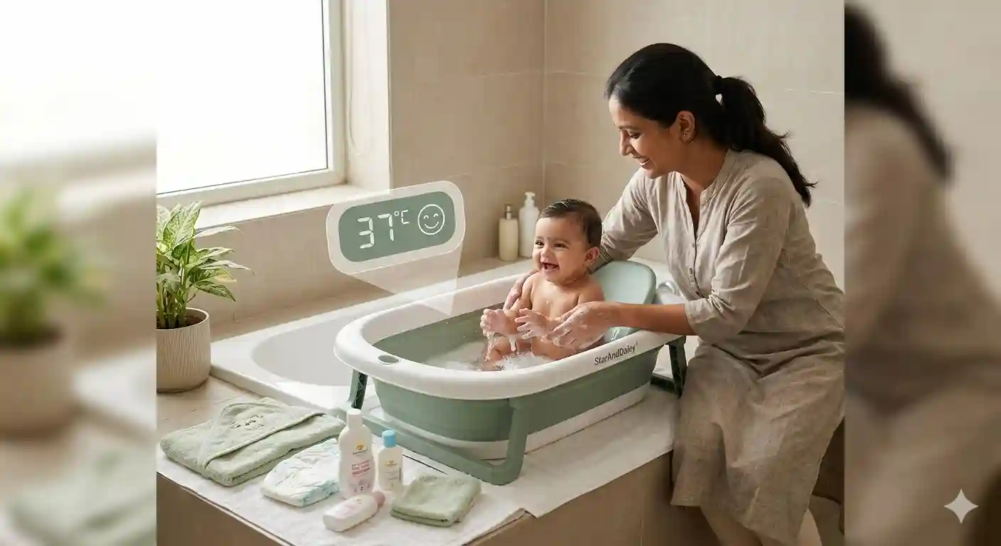 Baby Bath Time Made Safe: Best Baby Bathtubs & Bath Seats India